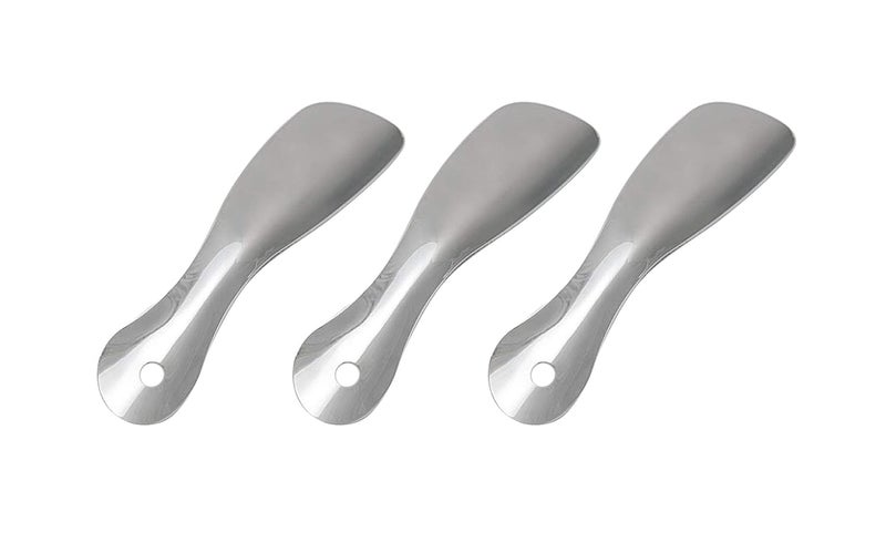 SNP Shoe Horn Steel 6.5 Inch Hard for (Pack of 3) for Office/Home/Travel - Image 1