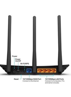 Tp-link Tl TP-Link  Wireless Router 450 Mbps TL-WR940N - Black，Gaming Router,Wifi Router  - Image 2
