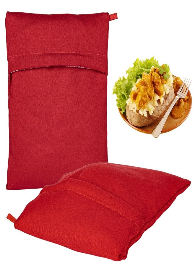 MAQIHAN 2 Baked Potato Microwave Bag - 44g Thickened Potato Bag for Microwave Small Red Potatoes Baker Baking Pouches Cooking Bags - Image 1