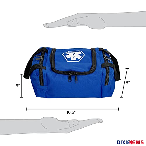 Dixie EMS Dixigear Empty First Responder II Bag 10.5" x 5" x 8" - Blue - Image 3