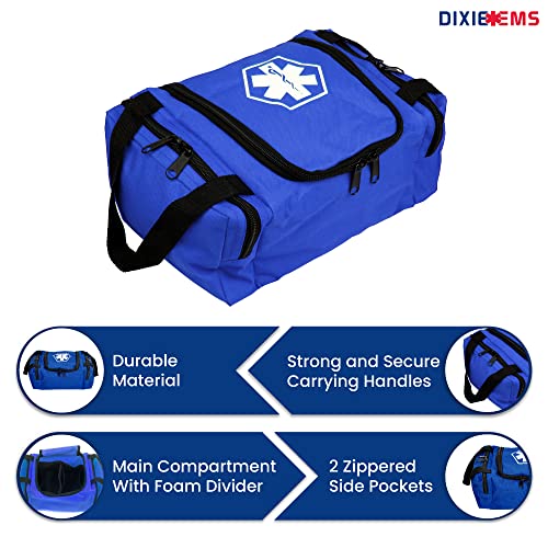 Dixie EMS Dixigear Empty First Responder II Bag 10.5" x 5" x 8" - Blue - Image 2