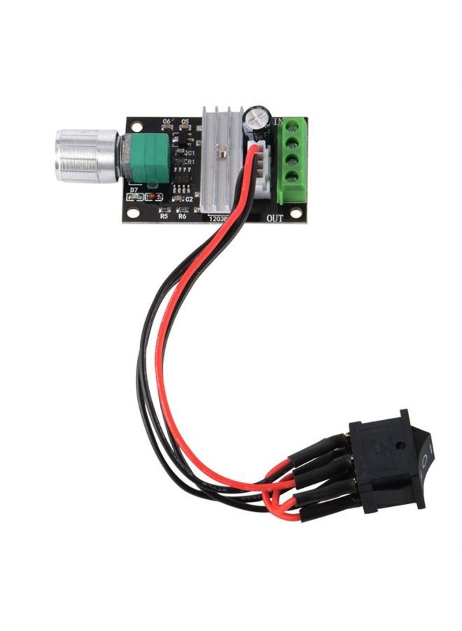 NIBEMINENT DC Motor Speed Controller Black/Red/Green  - Image 2