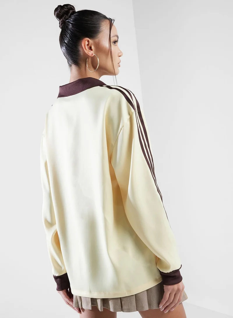 adidas Originals 3 Stripes Satin T-Shirt