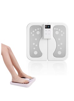 SYOSI Foot Stimulator Massager for Improved Circulation, Foldable USB Feet Massager 50 Intensities &10 Modes Muscle Relaxation Foot Fatigue and Soreness Relief, for Home Office  - Image 1