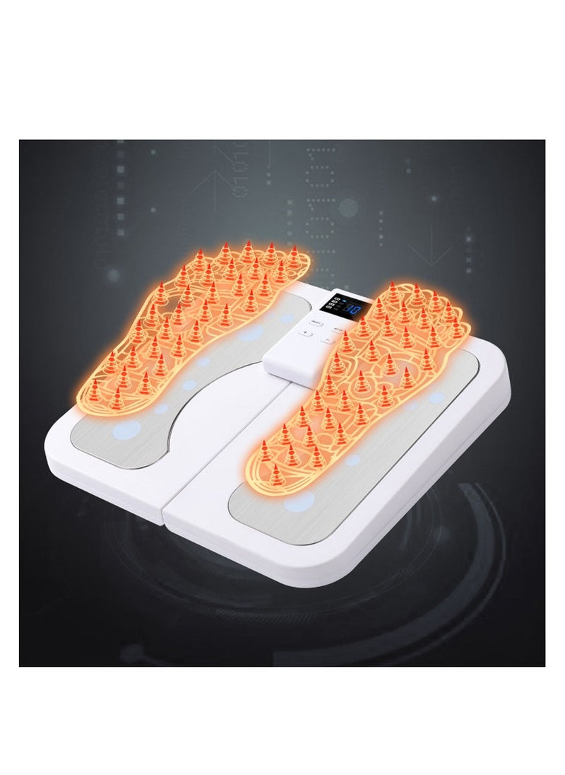 SYOSI Foot Stimulator Massager for Improved Circulation, Foldable USB Feet Massager 50 Intensities &10 Modes Muscle Relaxation Foot Fatigue and Soreness Relief, for Home Office  - Image 3