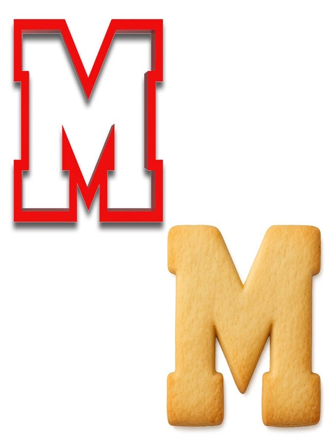 Mighty Gadget 3 inches Varsity Letters Cookie Cutters (M) - Image 1