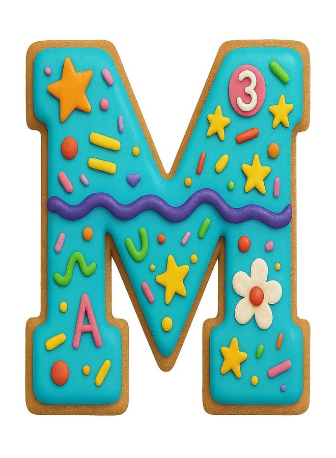 Mighty Gadget 3 inches Varsity Letters Cookie Cutters (M) - Image 3