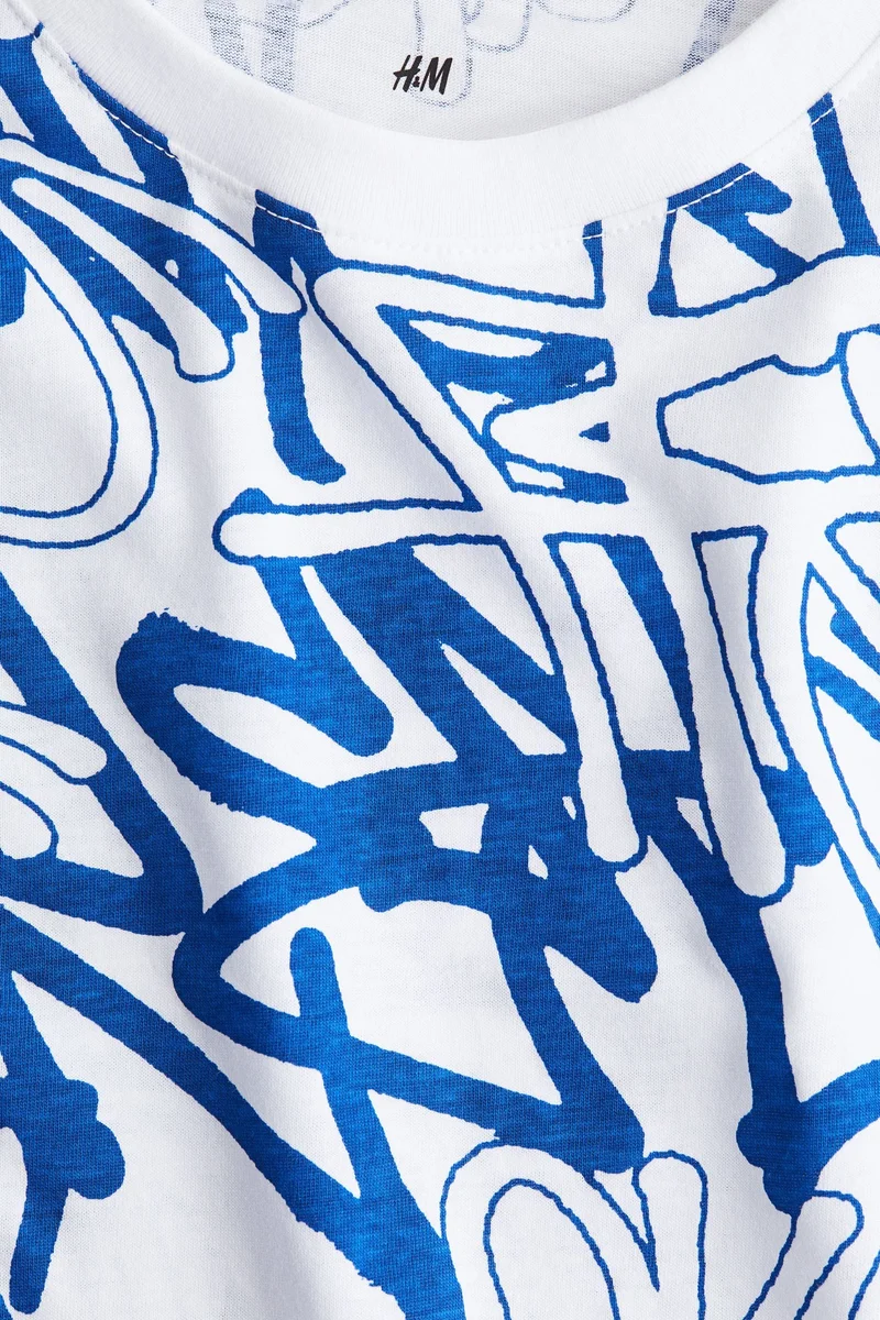 H&M Printed cotton T-shirt