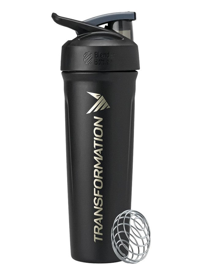 SPR BODY Transformation Performance Shaker BlenderBottle® | Double Insulated, Leak Proof & BPA Free | Perfect for Protein Shakes/Powder Mix | 24 Oz with Steel Whisk Ball (1) - Image 1