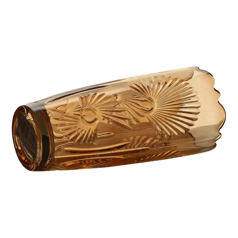 Golden Bird Golden bird 7 Inch Tall Glass Flower Vases, Modern Flower Vases for Home Décor, Modern Decorative Vase for Centerpiece, Living Room, Office, Wedding or Gifts - Image 3