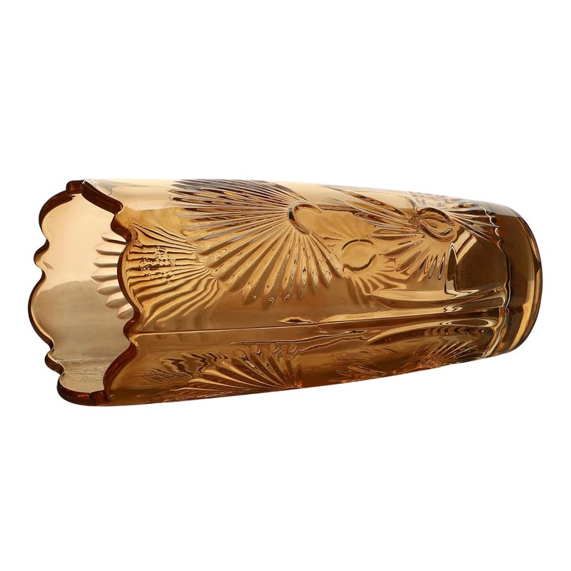 Golden Bird Golden bird 7 Inch Tall Glass Flower Vases, Modern Flower Vases for Home Décor, Modern Decorative Vase for Centerpiece, Living Room, Office, Wedding or Gifts - Image 4