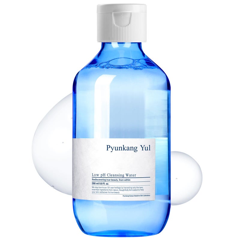 PKY Low pH Facial cleansing washeswater typeMakeup Remover Face Cleanser with Witch Hazel and AHA  Cica Tea Tree Extract Natural Ingredients Calming Cleanser Ceramide Micellar Water 98 Fl Oz