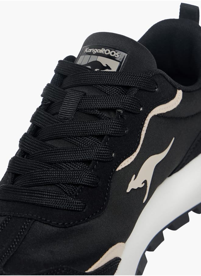 kangaROOS Women's Logo Embossed Sports Shoes with Lace-Up Closure  - Image 4