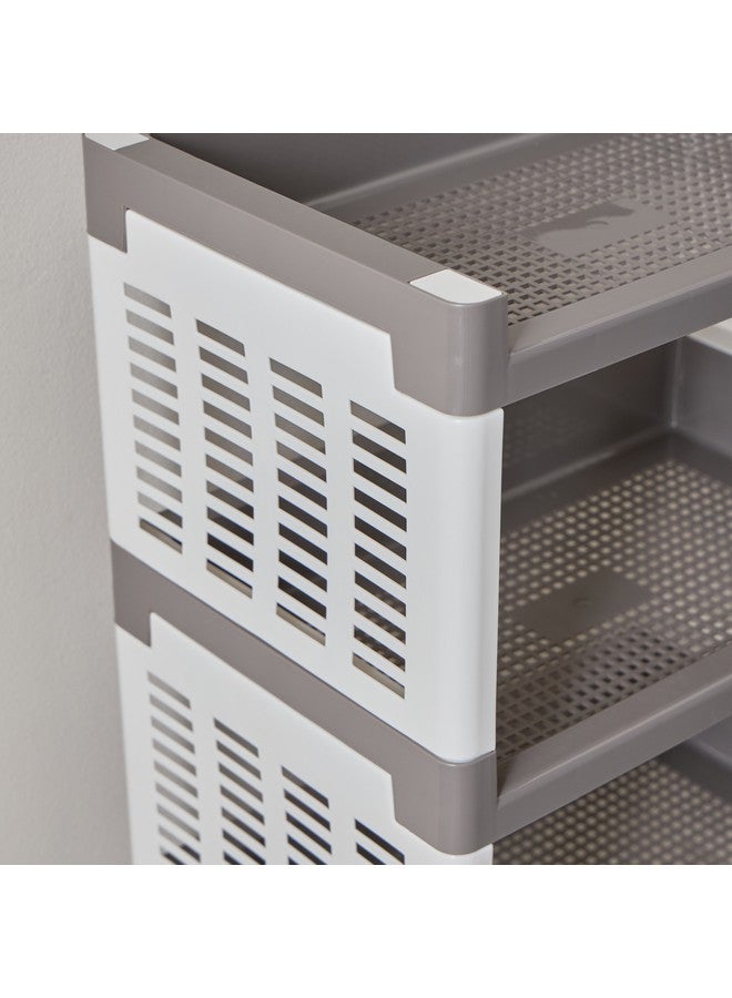 Home Box رف تخزين ايزي ستور 4 طبقات مع عجلات 46 × 82.5 × 29.5 سم - Image 3