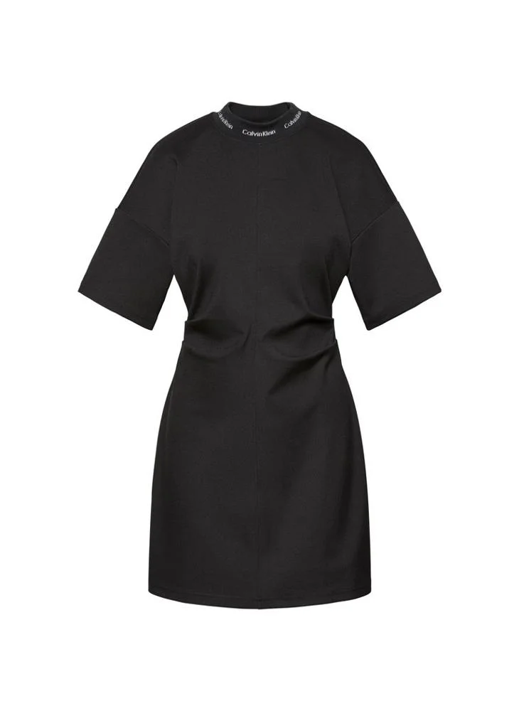 Calvin Klein Jeans  Milano Jersey Draped T-shirt Dress for Women | Best Price UAE