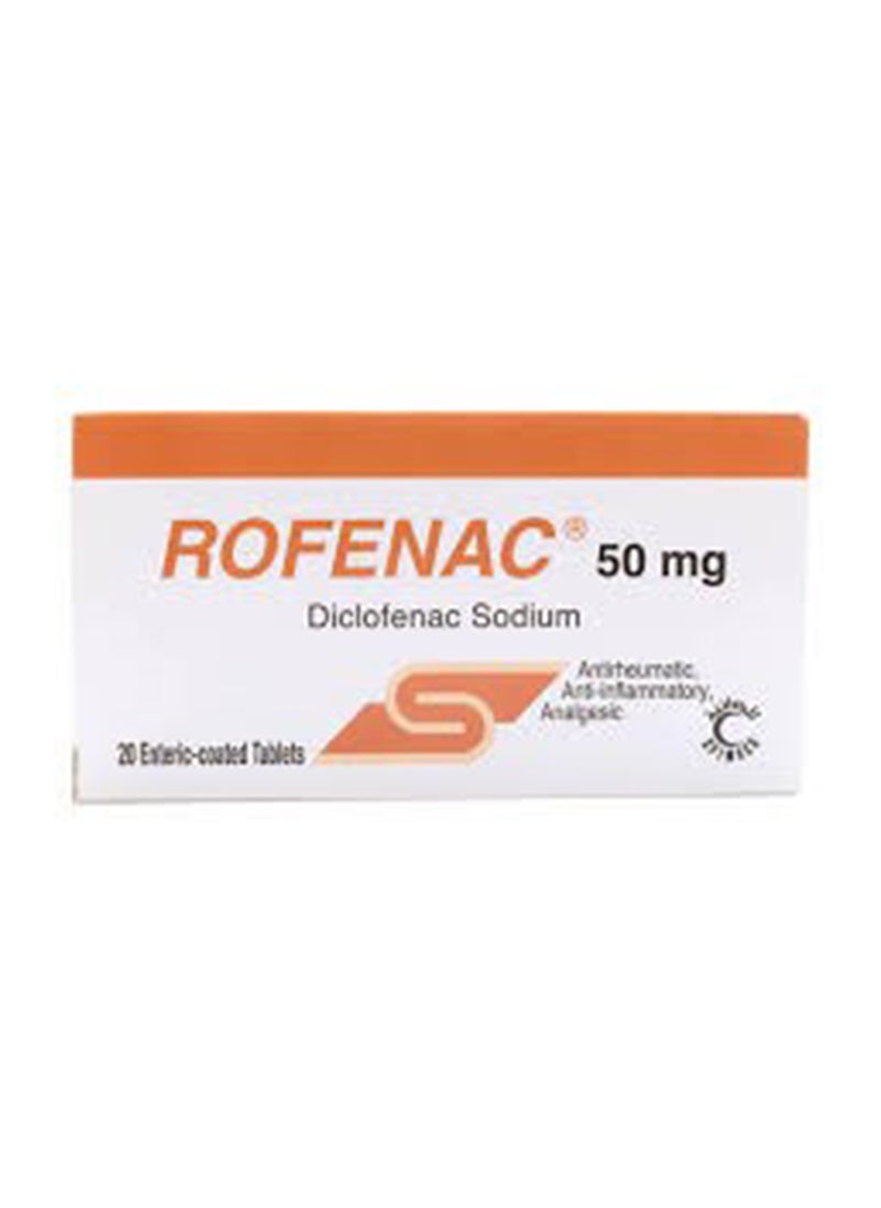 ROFENAC 50Mg Tablets 20'S 