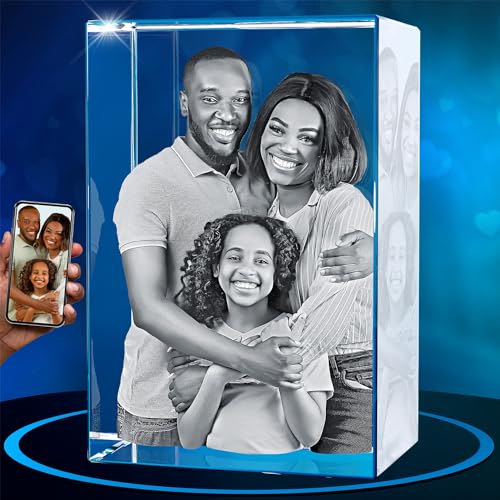 هدايا مخصصة من ArtPix 3D Crystal Photo للأب والأب والأم والزوجة والجد والهدية المخصصة الرائعة مع صورتك الخاصة هدايا منقوشة ثلاثية الأبعاد للأزواج