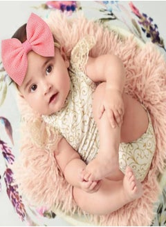 Cinaci Cinaci 30 Pack Super Stretchy Nylon Headbands with Solid Knot Big Bow Nylon Hair Bands Baby Girls Oversized Hair Bows on Elastic Headbands Accessories for Baby Girls Infants Toddlers Kids Teens  - Image 3