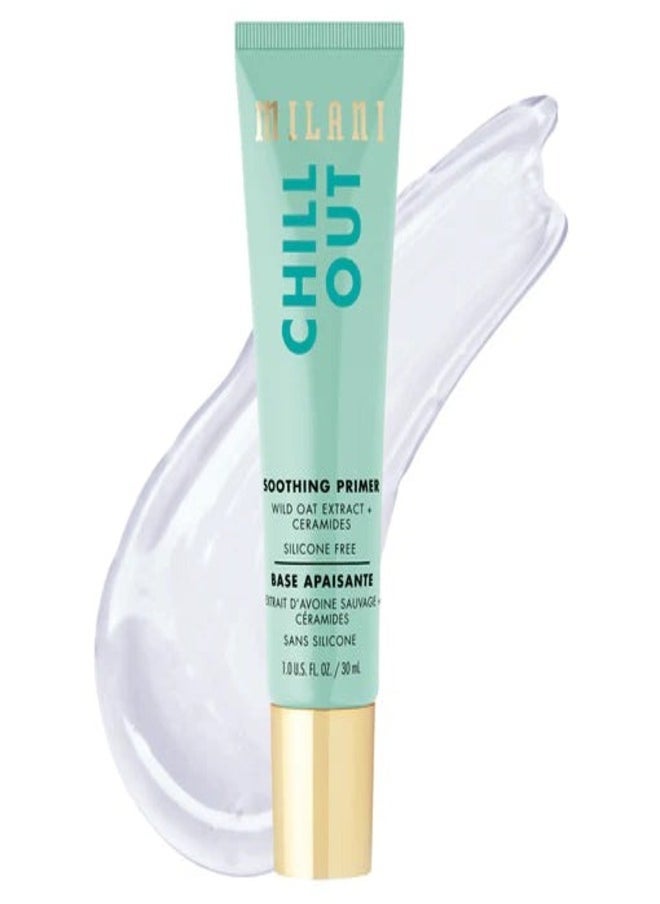MILANI - Milani Chill Out Soothing Face Primer - Silicone-Free Hydrating Formula with Wild Oat Extract - 30ml - Pre-Makeup Base for Smooth, Calm, and Refreshed Skin - Image 1