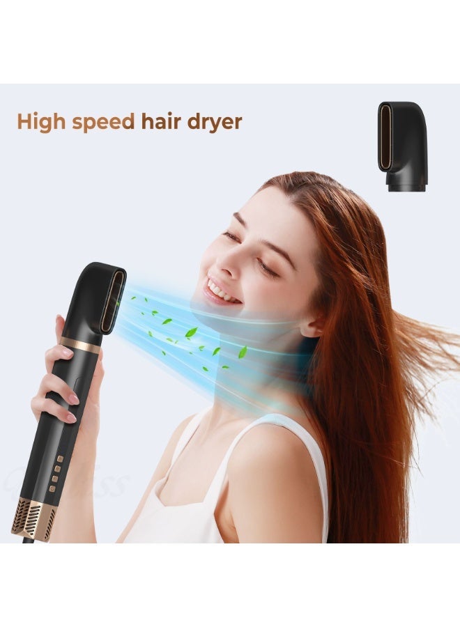 Hair Dryer Brush 6 in 1, Hot Air Brush & Styler with ALCI Safety Plug, Ionic Blow Dryer Brush for Frizz Free Salon Blowout, Volumizing & Auto Curls, for Fine to Normal Hair - Image 5
