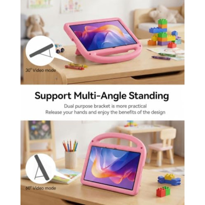 Case for Redmi Pad 2 Shockproof Duarable EVA Foam Lightweight, Handle Stand, Shoulder Strap, Shockproof, Kid Friendly Protection - Image 5
