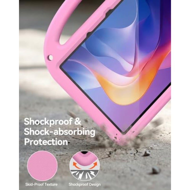Case for Redmi Pad 2 Shockproof Duarable EVA Foam Lightweight, Handle Stand, Shoulder Strap, Shockproof, Kid Friendly Protection - Image 2