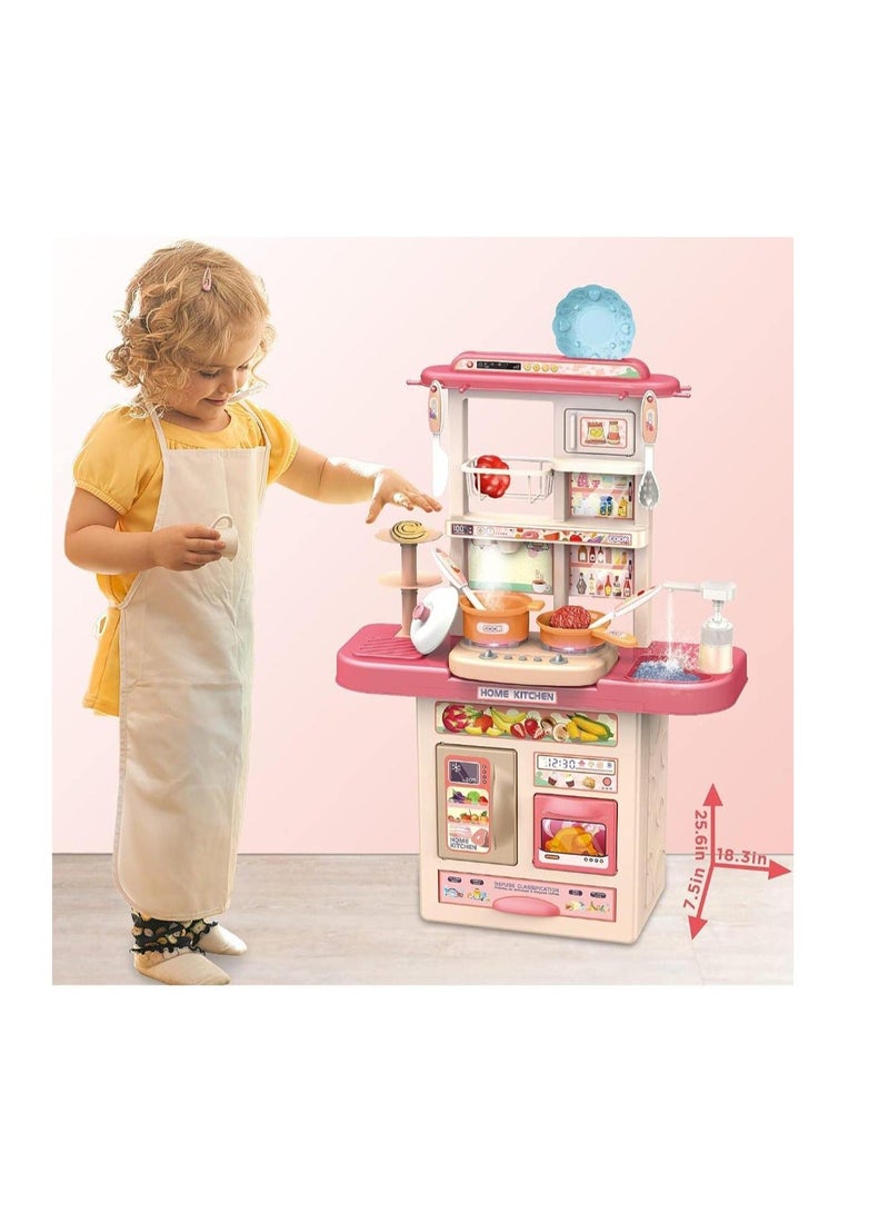 Dream Kids Kitchen Set 65 Pieces with Light & Sound – Cooking Play Set for Children - Image 2