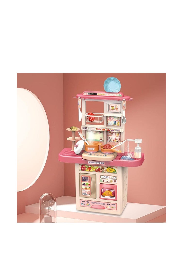 Dream Kids Kitchen Set 65 Pieces with Light & Sound – Cooking Play Set for Children - Image 3