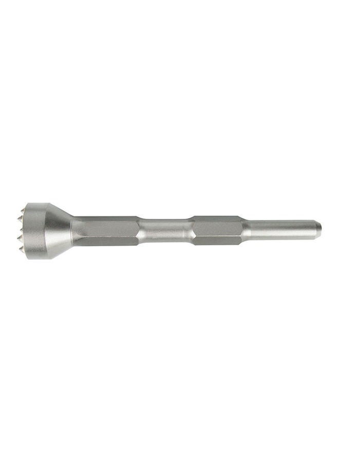 NIBEMINENT 12 Teeth Long Hexagon Alloy Point Groove Gouge Silver  - Image 1