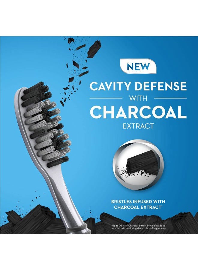 Oral-B Oral B Cavity Defense 123 Black Toothbrush � Medium (Pack of 4) - Image 4