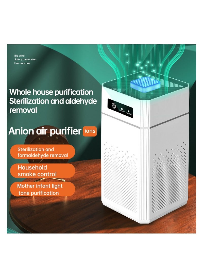 Captaintech Household Air Purifier, Air Filter Cleaner, Odor Eliminator, Remove Allergies Dust Pollen Pet Dander, Night Ligh  - Image 2