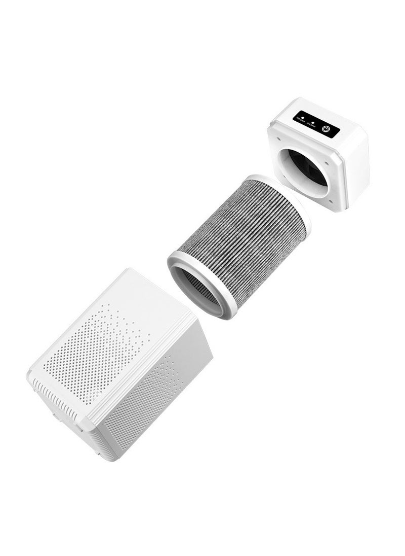 Captaintech Household Air Purifier, Air Filter Cleaner, Odor Eliminator, Remove Allergies Dust Pollen Pet Dander, Night Ligh  - Image 5