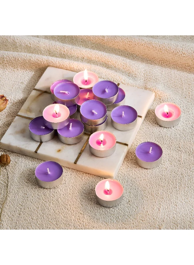 Home Box Bolsius 18-Piece Lavender Scented Tealight Set - 260 gm