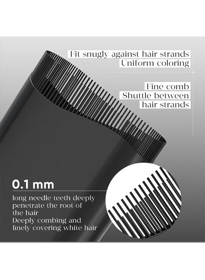 KAILINYA Beard Filling Stick, Comb and Repair Two In One with Combtooth Color Compensation, Lasting Waterproof Multiuse Moustache Hair Makeup for Men (02#Dark Black Brown) - Image 5