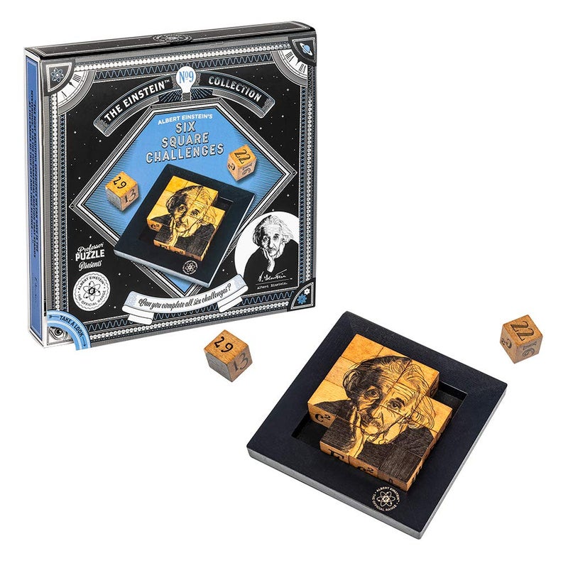 Professor Puzzle The Einstein Collection Six Square Challenges  Tricky Puzzle Set  3D Brain Teaser Puzzles by Professor Puzzle - Image 2