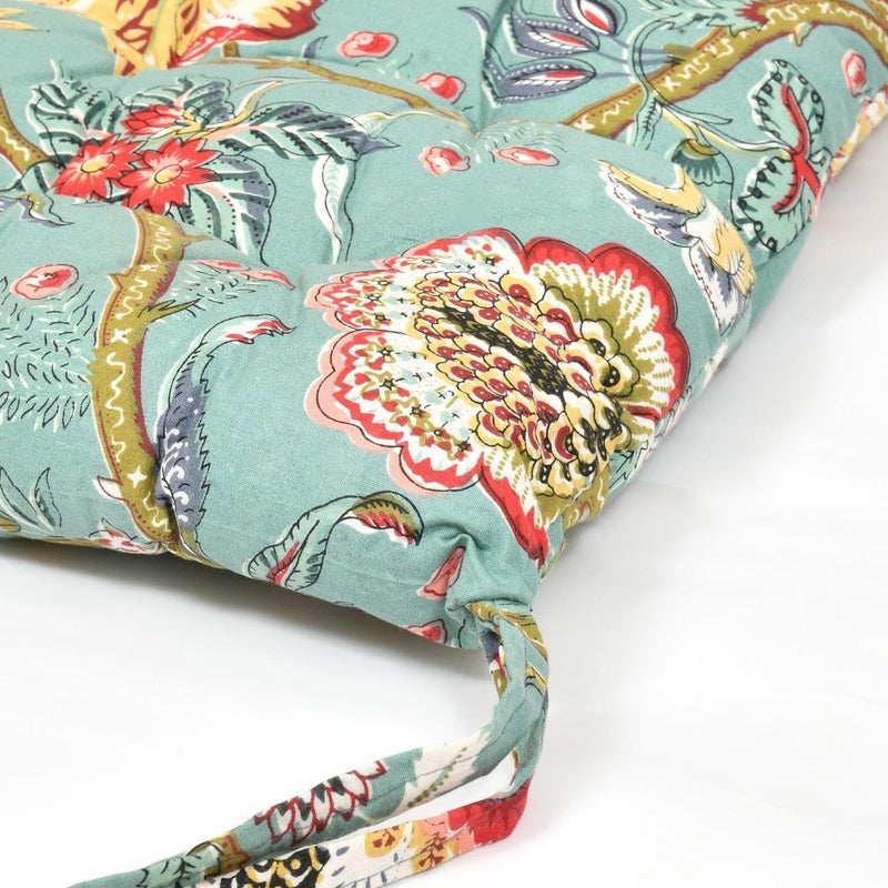 Welfic Soft Rocking Chair Cushions Home Cotton Chair Pad 15X15 Inches Printed - Image 4