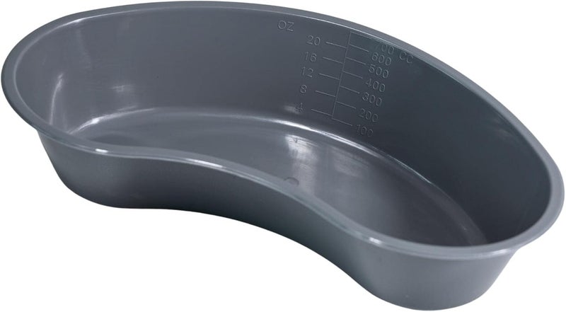 Vakly Graduated Emesis Basins 700ML Pack of 5 Graduated Kidney Shaped Bowl  Sturdy Plastic Irrigation Basin Tray - Image 5