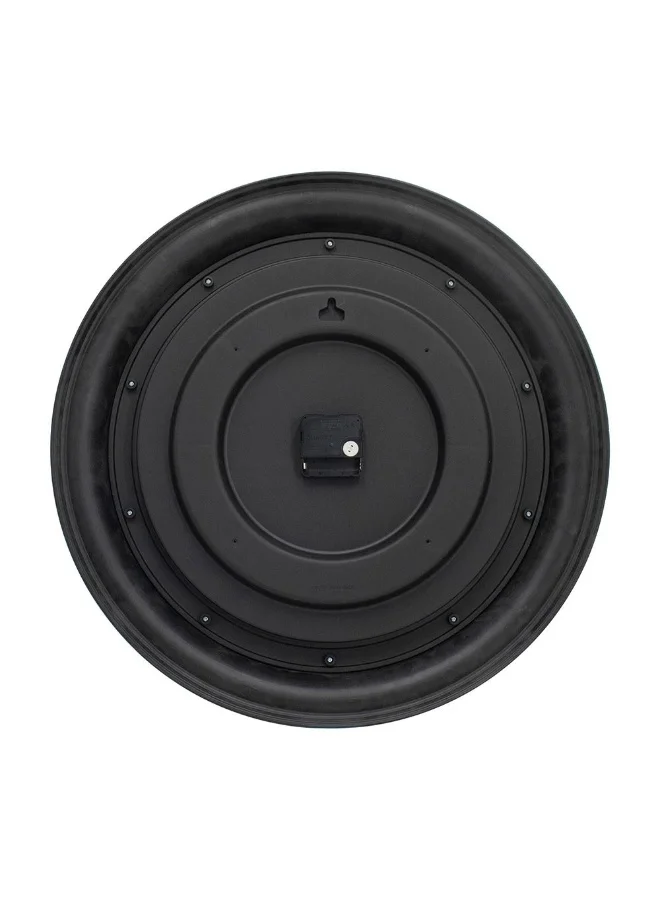 دانوب هوم ساعة حائط دانوب هوم سانسا خشب مطاط - رمادي 50.6X50.6X5 ديكور منزلي أنيق بتصميم MDF وخشب مطاط مثالي لغرفة المعيشة والمكتب