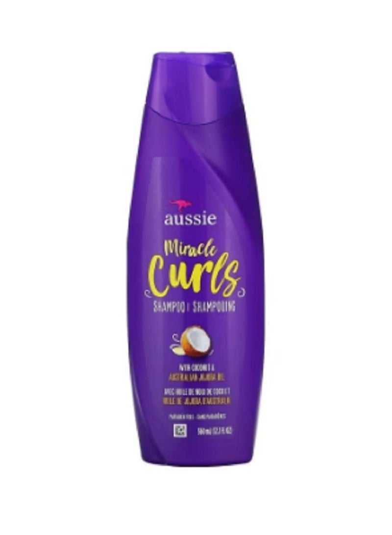 Aussie Miracle Curls Shampoo With Coconut And Australian Jojoba Oil 360ml