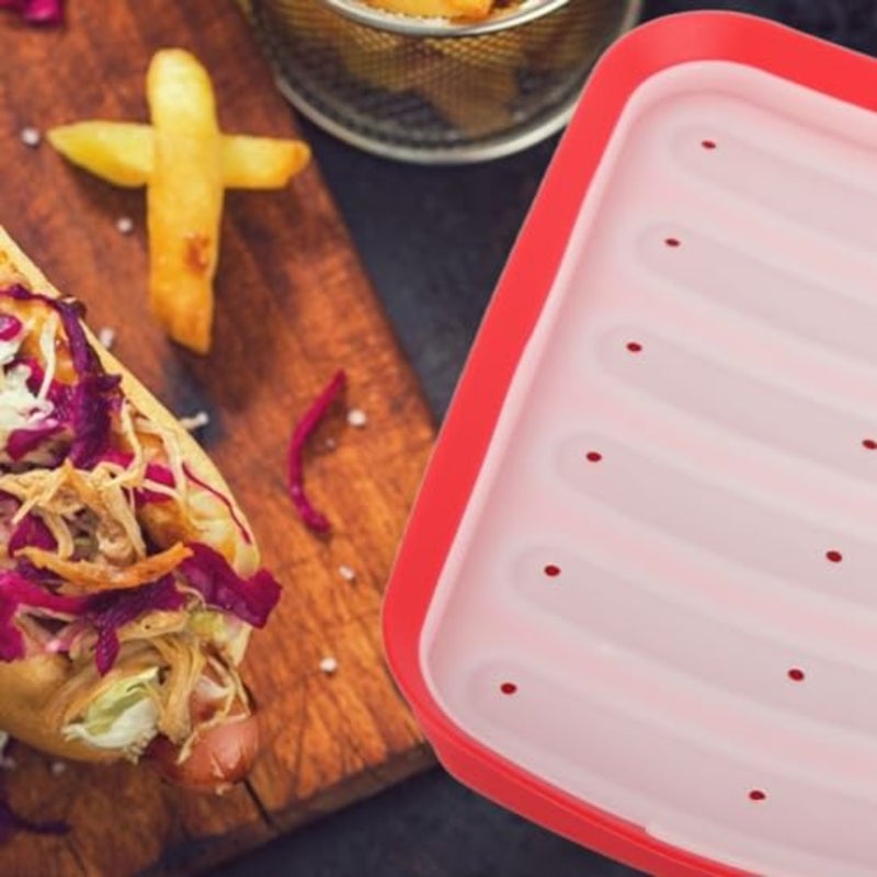 Hot Dog Sausage Mould 3 PCS Silicone Non-Stick Baking Tools DIY Egg Sausage Maker for Home Kitchen Food-Grade Flexible Mold Set Cooking Activity Toy - Image 2