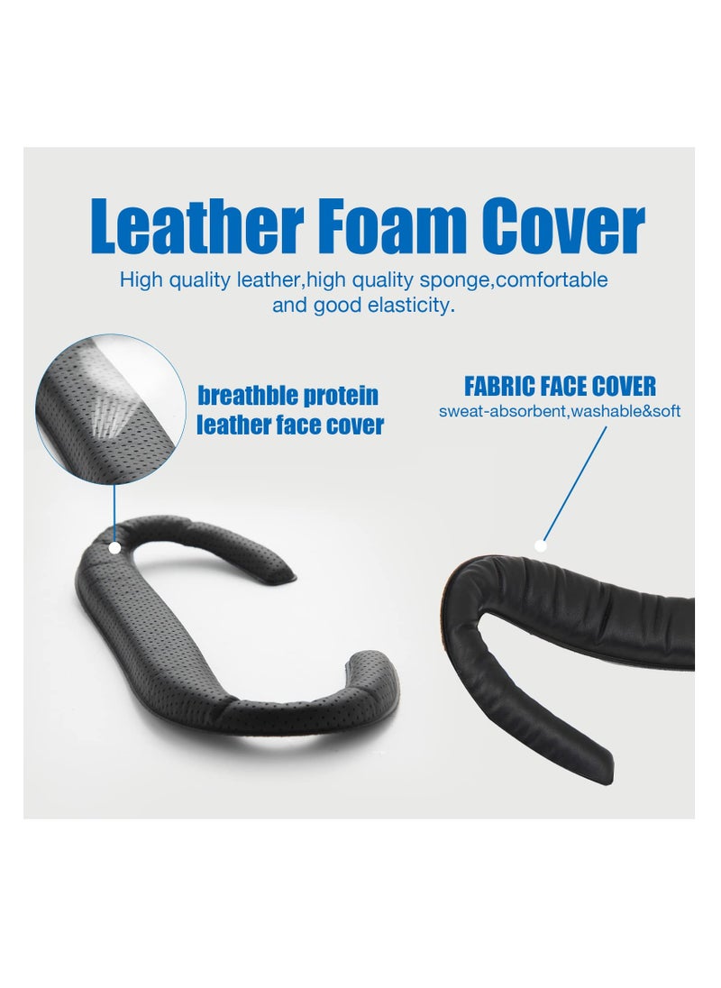 SYOSI Comfortable and Stretchy VR Facial Vent Soft Interface Bracket with Anti-Leakage Light PU Leather Foam Face Replacement Pads Custom Comfort 6-in-1 Accessories for Oculus Quest 2  - Image 5