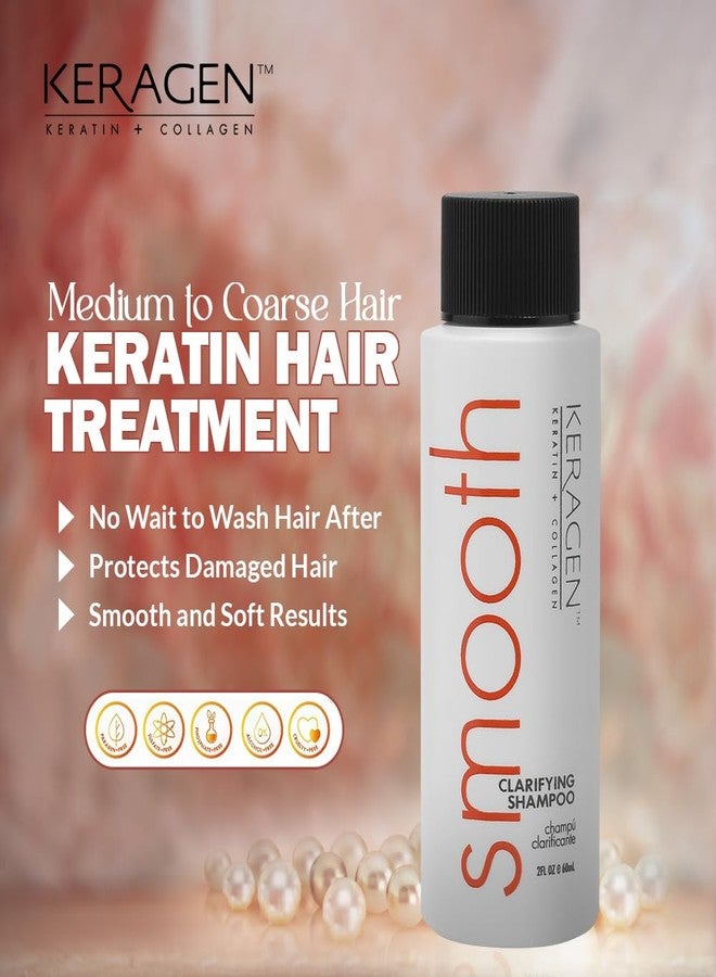 KERAGEN - Clarifying Shampoo with Keratin and Collagen, All Hair Types, Sulfate Free, 2 Oz - Deep Cleansing, Purifying, Refresh and Reset Damaged, Color Treated Hair - Image 5