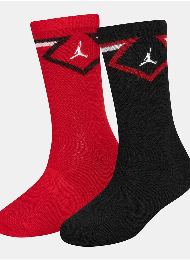 نايكي Diamond High Crew Socks (2 Pairs)