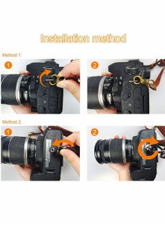 Y&D Camera Strap Shoulder for Two Cameras Dual Accessories Adjustable Leather Harness DSLR SLR  - Image 5