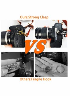 Y&D Camera Strap Shoulder for Two Cameras Dual Accessories Adjustable Leather Harness DSLR SLR  - Image 3