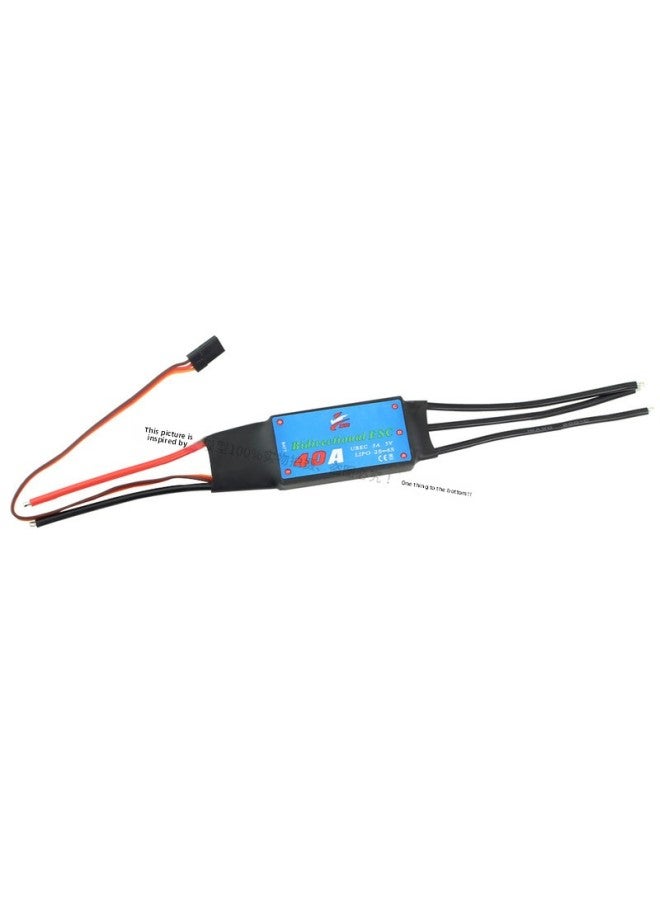 Model Aircraft Two-way Esc 12a20a30a40a50a60a80a Remote Control Boat Wind Boat Underwater Thruster-Color:StAndArd BidirectionAl 40A (supports 2-6s) 3 - Image 1