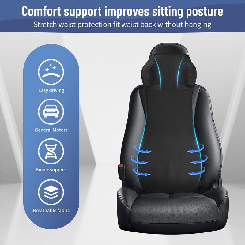 MRRON وسادة دعم الظهر والقطنية الكبيرة من مورن أكسيمبرو من فوم الذاكرة الطبي - Image 5