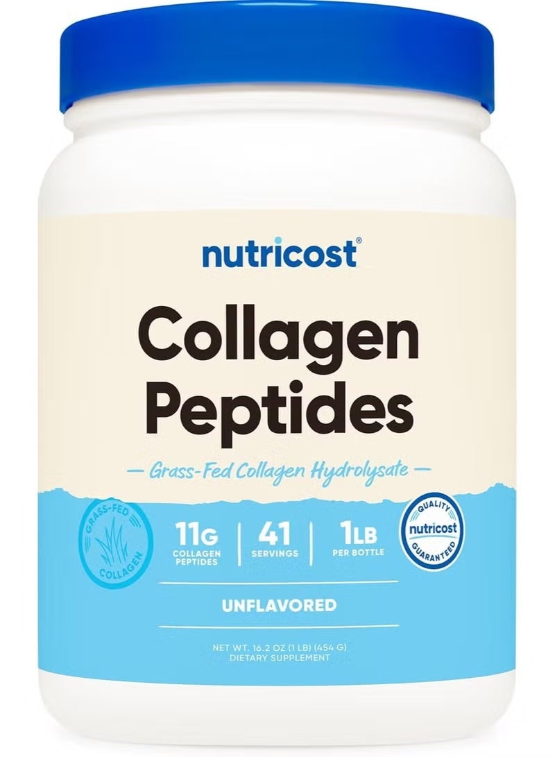 Nutricost, Collagen Peptides, Unflavored, 16.2 oz (454 g) - Image 1