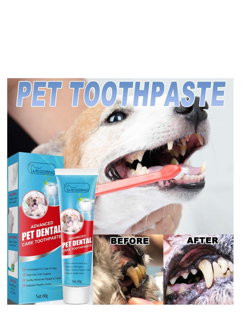 YEGBONG Cat And Dog Toothpaste Mint, Advanced Cat And Dog Dental Care Toothpaste, Safe Toothpaste For Dog Teeth Cleaning, Eliminates Bad Breath By Removing Plaque And Tartar Buildup  - Image 1