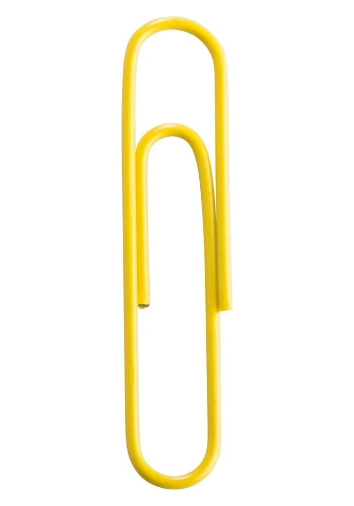 JAM PAPER Jumbo Yellow Paper Clips - 75 Count, 2 Inch Large Clips for Office and School Use - Image 3